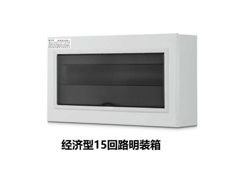 经济型15回路明装箱